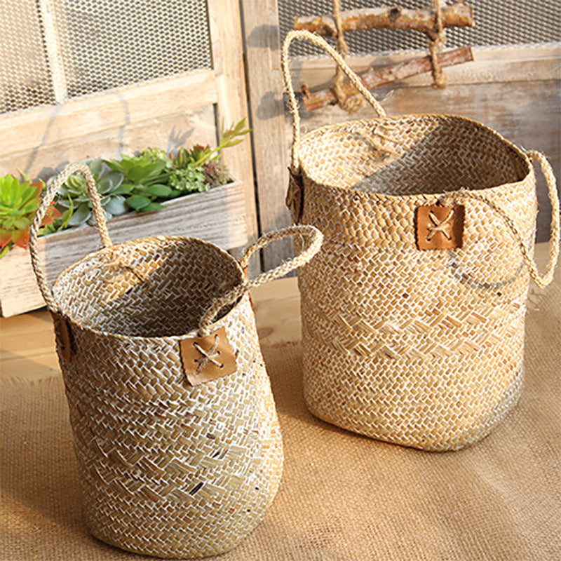 Handwoven Rattan Basket