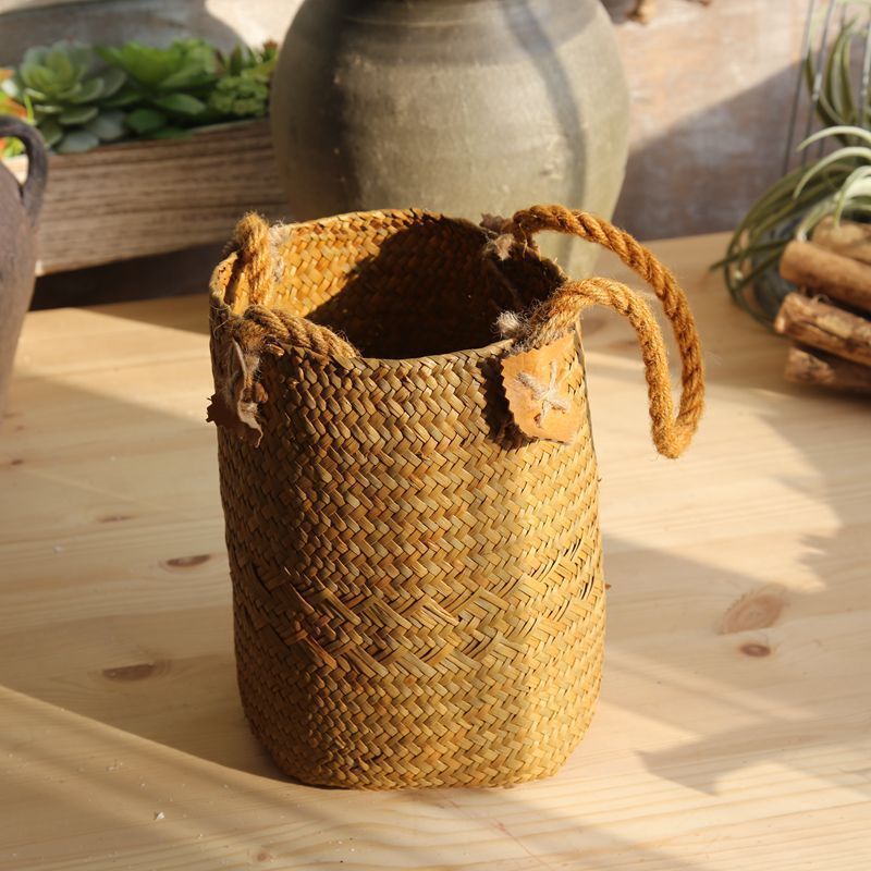 Handwoven Rattan Basket