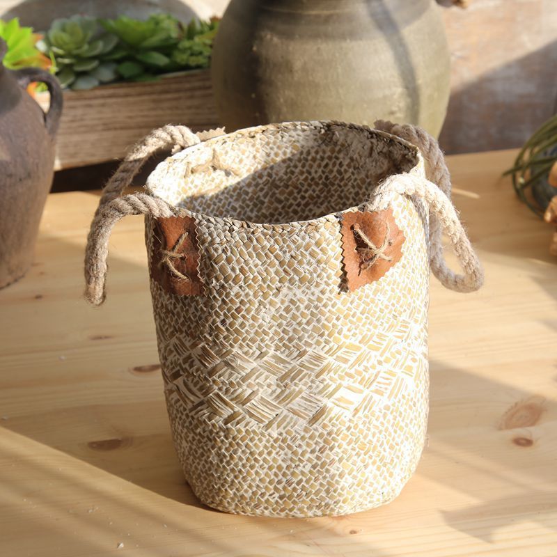 Handwoven Rattan Basket